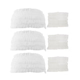 Darrahopens Health & Beauty > Hair Care > Hair Styling Tools 100 Beauty Salon Care Non-woven Hair Band White Edge Band Disposable Hair Net