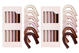 Darrahopens Health & Beauty > Hair Care > Hair Styling Tools 12Pcs Heatless Hair Curler For Long Medium Hair Curls-Multicolor