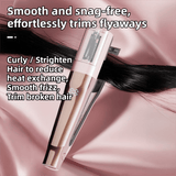 Darrahopens Health & Beauty > Hair Care > Hair Styling Tools 2 in 1 Black Mini Split End Hair Trimmer and Straightening Comb - Cordless USB Rechargeable Hair Cut Remover Tool with Removable Blade for Easy Hair Smoothing Without Reducing Overall Length In Australia - Darrahopens
