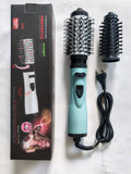 Darrahopens Health & Beauty > Hair Care > Hair Styling Tools 2-in-1 Blue Automatic Rotating Hot Air Styler(38/50mm Curling Barrel) - Multifunctional Hair Dryer Brush, Straightener & Curler with 3 Heat Settings and 360° Bi-directional Rotation