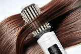 Darrahopens Health & Beauty > Hair Care > Hair Styling Tools 2 in 1 Cordless Hair Straightener Brush Curling Iron with LCD Display-White
