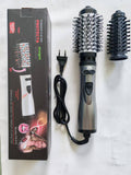 Darrahopens Health & Beauty > Hair Care > Hair Styling Tools 2-in-1 Grey Automatic Rotating Hot Air Styler(38/50mm Curling Barrel) - Multifunctional Hair Dryer Brush, Straightener & Curler with 3 Heat Settings and 360° Bi-directional Rotation