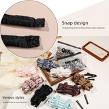 Darrahopens Health & Beauty > Hair Care > Hair Styling Tools 2-PCS Coffee color leopard print Heatless Hair Curler Set Extra Long Overnight Soft Ribbon for Natural Big Waves Damage-Free Professional Home Styling Solution for Local Women