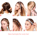 Darrahopens Health & Beauty > Hair Care > Hair Styling Tools 2-PCS Pink Heatless Hair Curler Set Extra Long Overnight Soft Ribbon for Natural Big Waves Damage-Free Professional Home Styling Solution for Local Women