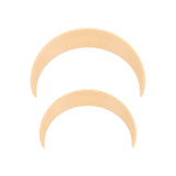 Darrahopens Health & Beauty > Hair Care > Hair Styling Tools 2Pcs Moon Hair Fork ABS Decorative Portable Moon Hairpin Hair Stick for Daily Shopping Cosplays Beige In Australia - Darrahopens