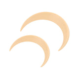 Darrahopens Health & Beauty > Hair Care > Hair Styling Tools 2Pcs Moon Hair Fork ABS Decorative Portable Moon Hairpin Hair Stick for Daily Shopping Cosplays Beige In Australia - Darrahopens