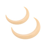 Darrahopens Health & Beauty > Hair Care > Hair Styling Tools 2Pcs Moon Hair Fork ABS Decorative Portable Moon Hairpin Hair Stick for Daily Shopping Cosplays Beige In Australia - Darrahopens