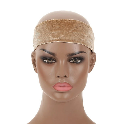 Darrahopens Health & Beauty > Hair Care > Hair Styling Tools 3-Pack Brown Velvet Wig Headband – Soft, Stretchy & Secure Lace Wig Band for Seamless Hairpiece Fit