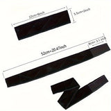 Darrahopens Health & Beauty > Hair Care > Hair Styling Tools 3-Pack Coffee Velvet Wig Headband – Soft, Stretchy & Secure Lace Wig Band for Seamless Hairpiece Fit