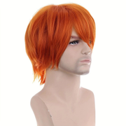 Darrahopens Health & Beauty > Hair Care > Hair Styling Tools Anime Cosplay Full Head Wig, Unisex 12-inch, Anti-Deformation Multi-color Options, Essential Tool for Role-Playing, Stage, and Party Styling.(orange)