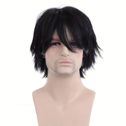 Darrahopens Health & Beauty > Hair Care > Hair Styling Tools Anime Cosplay Full Head Wig, Unisex 12-inch, Anti-Deformation Multi-color Options, Essential Tool for Role-Playing, Stage, and Party Styling.(orange)