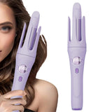 Darrahopens Health & Beauty > Hair Care > Hair Styling Tools Auto Rotating Wireless Hair Curler 32mm for All Hair Types -Purple
