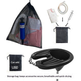 Darrahopens Health & Beauty > Hair Care > Hair Styling Tools BlackHairWashingBasin+LargeShowerCap+DrainBasket