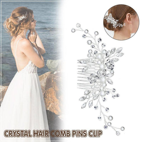 Darrahopens Health & Beauty > Hair Care > Hair Styling Tools Bridal Headpieces Crystal Wedding Accessories White Jewelry Hair Comb Party Au