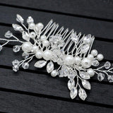 Darrahopens Health & Beauty > Hair Care > Hair Styling Tools Bridal Headpieces Crystal Wedding Accessories White Jewelry Hair Comb Party Au