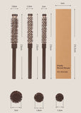 Darrahopens Health & Beauty > Hair Care > Hair Styling Tools Fluffy Round Hair Brush Set #11 #13 #16 - Volumizing Ceramic Styling Tools for Salon-Perfect Blowouts