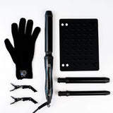 Darrahopens Health & Beauty > Hair Care > Hair Styling Tools H2D X3 Professional Hair Curling Wand Ceramic Curler Roller - Black