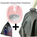 Darrahopens Health & Beauty > Hair Care > Hair Styling Tools HairWashingBasinBlack+DrainageBag