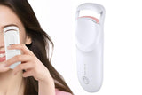 Darrahopens Health & Beauty > Hair Care > Hair Styling Tools Heated Eyelash Curler Portable Electric Lash Curler Natural Curls-White