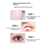 Darrahopens Health & Beauty > Hair Care > Hair Styling Tools Heated Eyelash Curler Rechargeable Electric Lash Curler with Type-C,  Anti-Burn Mini Heat Design, Gift for Women Girls, Pink 2pcs