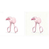 Darrahopens Health & Beauty > Hair Care > Hair Styling Tools Heated Eyelash Curler Rechargeable Electric Lash Curler with Type-C,  Anti-Burn Mini Heat Design, Gift for Women Girls, Pink 2pcs
