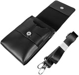 Darrahopens Health & Beauty > Hair Care > Hair Styling Tools Leather Scissors Bag for Hair Stylists Tool Bag Leash Holder Compatible with Hairdressing Scissors