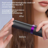Darrahopens Health & Beauty > Hair Care > Hair Styling Tools New Portable Hair Straightening Comb, USB rechargeable, 4000mAh battery, includes charging dock. Intelligent digital temperature control, dual use for straightening and curling, long-lasting hold without damaging hair(GREY)