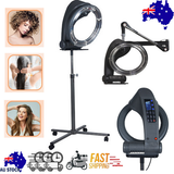Darrahopens Health & Beauty > Hair Care > Hair Styling Tools New Standing Hair Dryer Accelerator Colour 360 Rotating Halo Rolling Salon Equipment