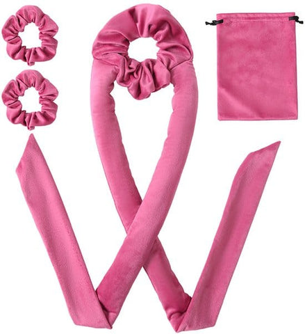Darrahopens Health & Beauty > Hair Care > Hair Styling Tools Piece Hair Rollers - Curling Iron for Women - Includes Storage Bag - Creates Long Lasting Curls Without Heat（Pink Red）