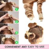 Darrahopens Health & Beauty > Hair Care > Hair Styling Tools Pink Heatless Hair Curler Set with Satin Ribbon and Sleep Caps for Overnight Big Waves Easy Damage-Free Styling Solution for Local Women Professional Kit