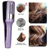 Darrahopens Health & Beauty > Hair Care > Hair Styling Tools Rechargeable Split-End Trimmer – New Model, Easy to Use, Portable Hair Trimmer for Travel, Protects Hair Purple