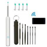 Darrahopens Health & Beauty > Hair Care > Hair Styling Tools TW1 Smart Visual Ear Cleaner with HD 1080P Camera Wireless USB WiFi Otoscope Ear Wax Removal Tool Compatible with iPhone iPad Android