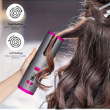 Darrahopens Health & Beauty > Hair Care > Hair Styling Tools USB LCD Wireless Charging Automatic Portable Hair Curler Smart Home Personal Care Appliance Mini Hair Curling Iron, Stylish Design, Multiple Colors Available