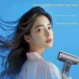 Darrahopens Health & Beauty > Hair Care > Hair Styling Tools Wireless Charging Hair Dryer – 120,000 RPM, 15600mAh