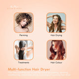 Darrahopens Health & Beauty > Hair Care Standing Hair Dryer Accelerator Colour 360 Rotating Halo Rolling Salon Equipment