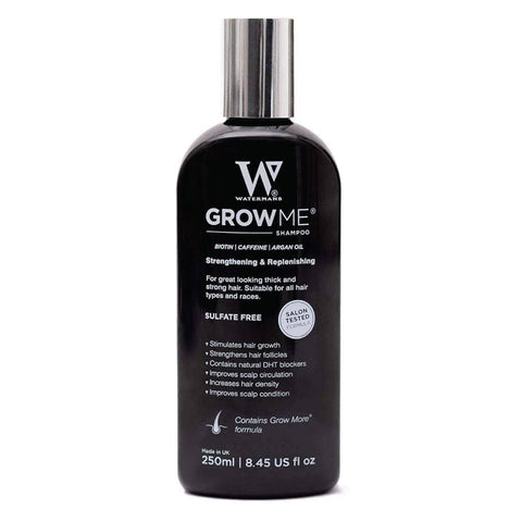 Darrahopens Health & Beauty > Hair Care Watermans Grow Me Hair Growth Shampoo 250ml DHT Blocking Biotin Argan Anti Loss