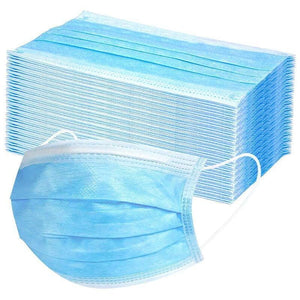 Darrahopens Health & Beauty > Health & Wellbeing 100x Disposable SURGICAL MASKS Face Guard Dust Mouth 3 Ply Air Purifying