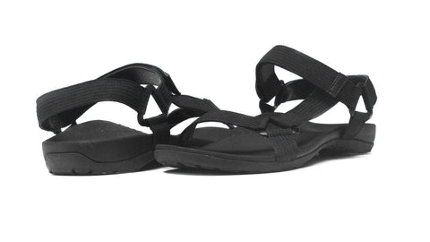 Darrahopens Health & Beauty > Health & Wellbeing ARCHLINE Unisex Viva Orthotic Sandals Foot Pain Relief w Strap Shoes - Black - EUR 46 (Mens UK13/Ladies US15)