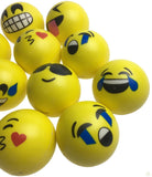 Darrahopens Health & Beauty > Health & Wellbeing > First Aid Kits 12 EMOJI FACE STRESS BALLS Hand Relief Squeeze Tension Reliever Soft Smiley 70mm