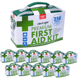 Darrahopens Health & Beauty > Health & Wellbeing > First Aid Kits 12x 258pcs Premium First Aid Kit Medical Travel Set Emergency Family Safety