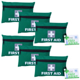 Darrahopens Health & Beauty > Health & Wellbeing > First Aid Kits 6x 92 Pcs Travel First Aid Kit Medical Workplace Set Emergency Family Safety