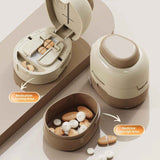 Darrahopens Health & Beauty > Health & Wellbeing > First Aid Kits Adjustable Pill Cutter Splitter for Small Tiny Large Pills - Cuts Multiple Pills at a Time,1/2 & 1/4 Cuts,Accurate Alignment & Easy Cutting,Hidden Sharp Blade, Bottom Storage