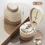 Darrahopens Health & Beauty > Health & Wellbeing > First Aid Kits Adjustable Pill Cutter Splitter for Small Tiny Large Pills - Cuts Multiple Pills at a Time,1/2 & 1/4 Cuts,Accurate Alignment & Easy Cutting,Hidden Sharp Blade, Bottom Storage