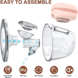 Darrahopens Health & Beauty > Health & Wellbeing > First Aid Kits Breast Pump Hands Free Portable Electric Breast Pumps Double Pump with 3Modes & 9Levels, Smart Touchscreen,  (Pack of 2) In Australia - Darrahopens