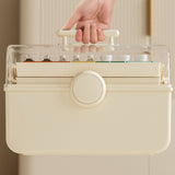 Darrahopens Health & Beauty > Health & Wellbeing > First Aid Kits Medicine Storage Box Plastic Multi Layer Portable Aid Kit Container Family Emergency Kit Organizer with Top Handle for Home In Australia - Darrahopens