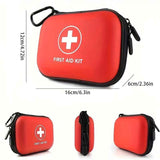 Darrahopens Health & Beauty > Health & Wellbeing > First Aid Kits Red Black first aid kit, 18-in-1, emergency supplies, home first aid, travel first aid, outdoor first aid, Australian first aid, compact first aid, portable medical kit, survival kit