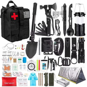 Darrahopens Health & Beauty > Health & Wellbeing > First Aid Kits Survival Tool Kit 43-Piece Emergency Kit Outdoor Survival First Aid Kit Larger - Black - Size 43 - piece set In Australia - Darrahopens
