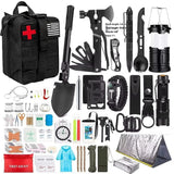 Darrahopens Health & Beauty > Health & Wellbeing > First Aid Kits Survival Tool Kit 43-Piece Emergency Kit Outdoor Survival First Aid Kit Larger - Black - Size 43 - piece set In Australia - Darrahopens