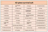Darrahopens Health & Beauty > Health & Wellbeing > First Aid Kits Survival Tool Kit 43-Piece Emergency Kit Outdoor Survival First Aid Kit Larger - Camouflage - Size 43 - piece set In Australia - Darrahopens