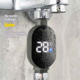 Darrahopens Health & Beauty > Health & Wellbeing > Mobility & Accessibility 2 pack Instant Read Digital Bath Thermometer, Water-Powered Smart Shower Water Thermometer,Bath Essentials